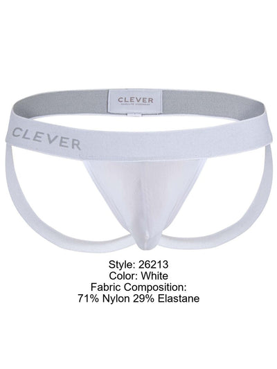 Clever 26213 Men's Underwear Giron Athletic Support Jockstrap Color White