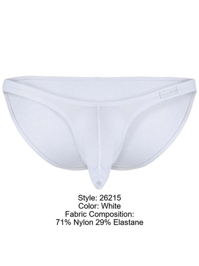 Clever 26215 Men's Underwear Cocuy Sleek Low Rise Briefs Color White