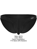 Clever 26216 Men's Underwear Cocuy Minimalist Low Rise Briefs Color Black