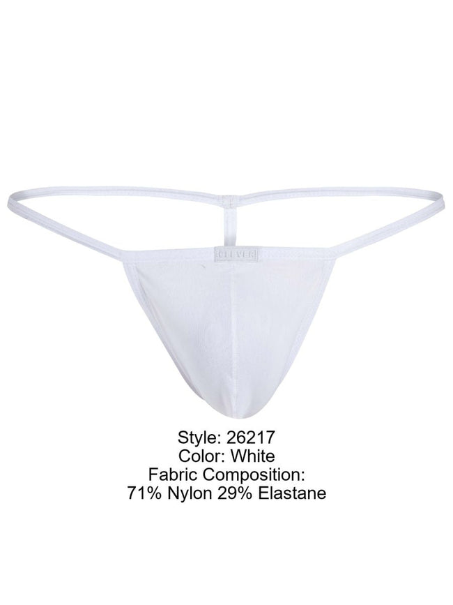 Clever 26217 Men's Underwear Filandia Thongs Color White