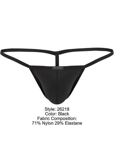 Clever 26218 Men's Underwear Filandia Minimalist Micro Thongs Color Black