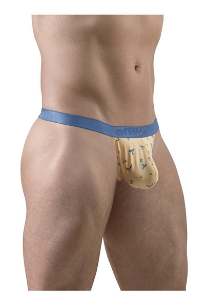 ErgoWear EW1772 SLK SE G-String Color Peach-Birds