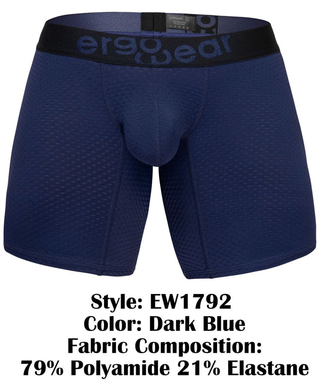ErgoWear EW1792 MAX FLOW Boxer Briefs Color Dark Blue