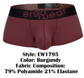 ErgoWear EW1795 MAX FLOW Trunks Color Burgundy