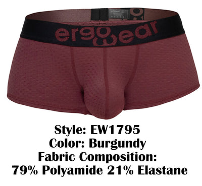ErgoWear EW1795 MAX FLOW Trunks Color Burgundy