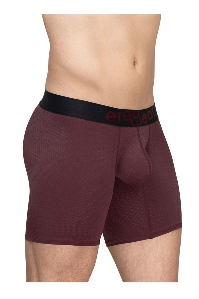 ErgoWear EW1796 MAX FLOW Boxer Briefs Color Burgundy