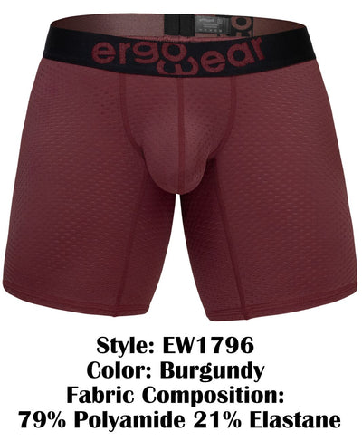 ErgoWear EW1796 MAX FLOW Boxer Briefs Color Burgundy