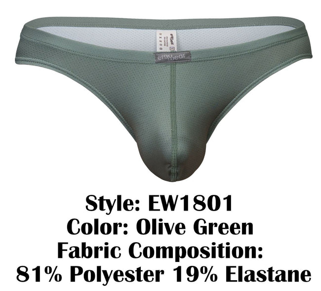 ErgoWear EW1801 X4D SE Thongs Color Olive Green