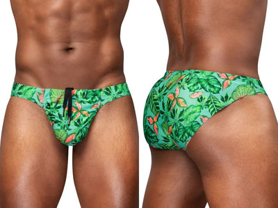 ErgoWear EW1828 FEEL SW Swim Bikini Color Aqua-Leaves
