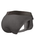 ErgoWear EW1842 Men's Underwear FEEL SE Briefs for Ergonomic Comfort Color Dark Gray