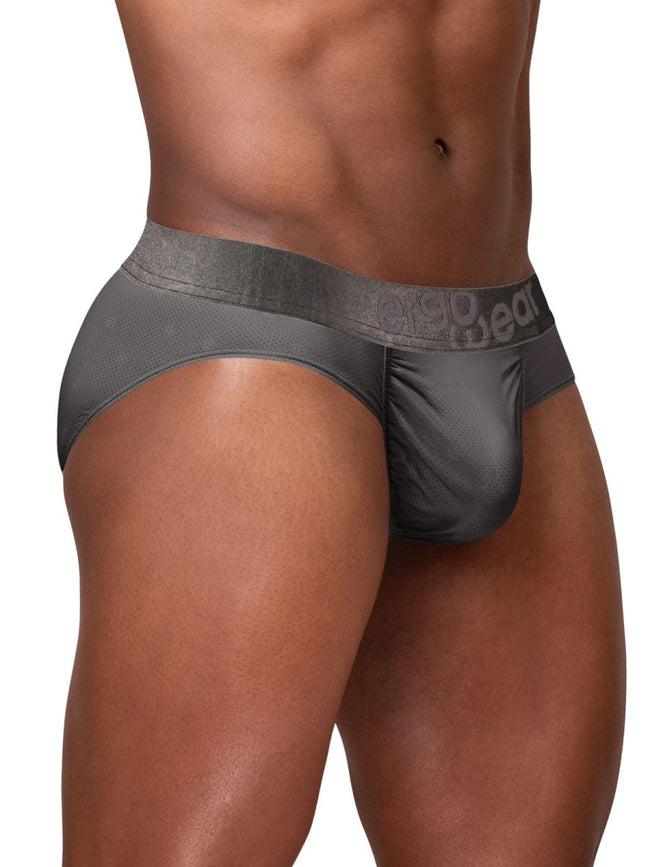 ErgoWear EW1842 Men's Underwear FEEL SE Briefs for Ergonomic Comfort Color Dark Gray