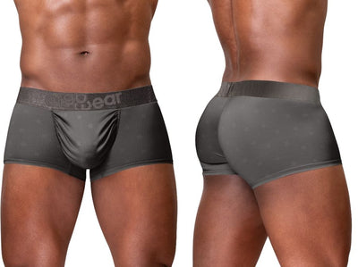 ErgoWear EW1843 Men's Underwear FEEL SE Sleek Breathable Trunks Color Dark Gray