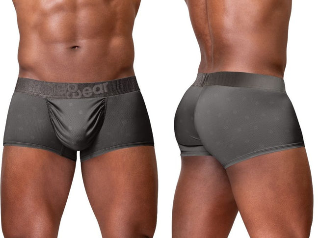 ErgoWear EW1843 Men's Underwear FEEL SE Sleek Breathable Trunks Color Dark Gray