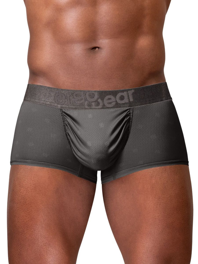 ErgoWear EW1843 Men's Underwear FEEL SE Sleek Breathable Trunks Color Dark Gray
