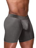 ErgoWear EW1844 Men's Underwear FEEL SE Boxer Briefs for Superior Support Color Dark Gray