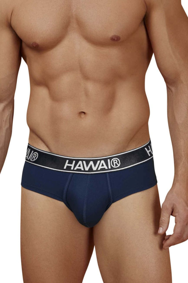 HAWAIR 41962 Cotton blend Briefs Color Dark Blue-01