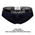 HAWAIR 41962 Cotton blend Briefs Color Dark Blue-01
