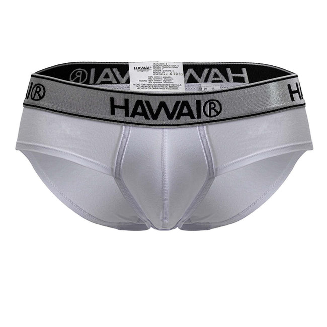HAWAIR 41962 Cotton blend Briefs Color White-01