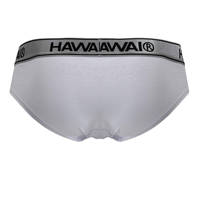 HAWAIR 41962 Cotton blend Briefs Color White-01