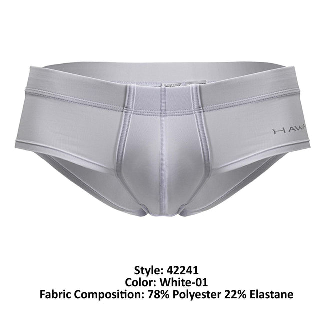 HAWAIR 42241 Microfiber Briefs Color White-01