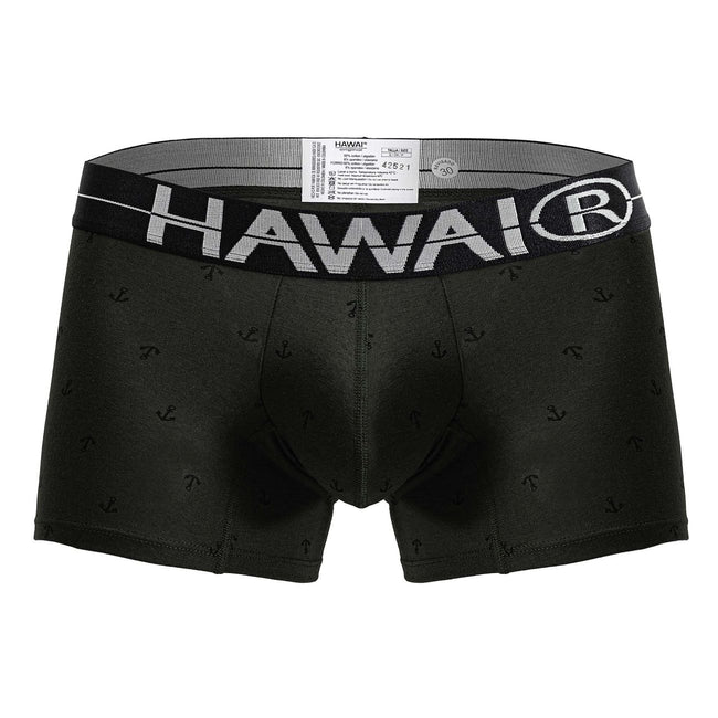 HAWAIR 42521 Cotton blend Trunks Color Military Green