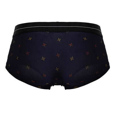 HAWAIR 42530 Printed Microfiber Briefs Color Blue