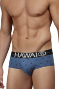 HAWAIR 42531 Cotton blend Briefs Color Blue Quartz