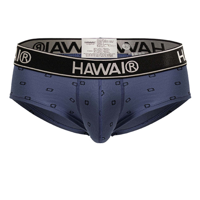 HAWAIR 42531 Cotton blend Briefs Color Blue Quartz