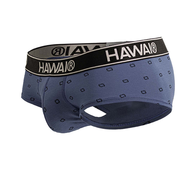 HAWAIR 42531 Cotton blend Briefs Color Blue Quartz