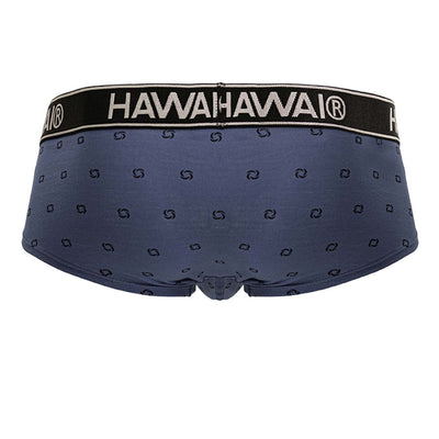 HAWAIR 42531 Cotton blend Briefs Color Blue Quartz