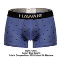 HAWAIR 42571 Cotton blend Trunks Color Blue Quartz