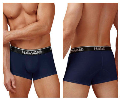 HAWAIR 4986 Cotton blend Trunks Color Dark Blue-01