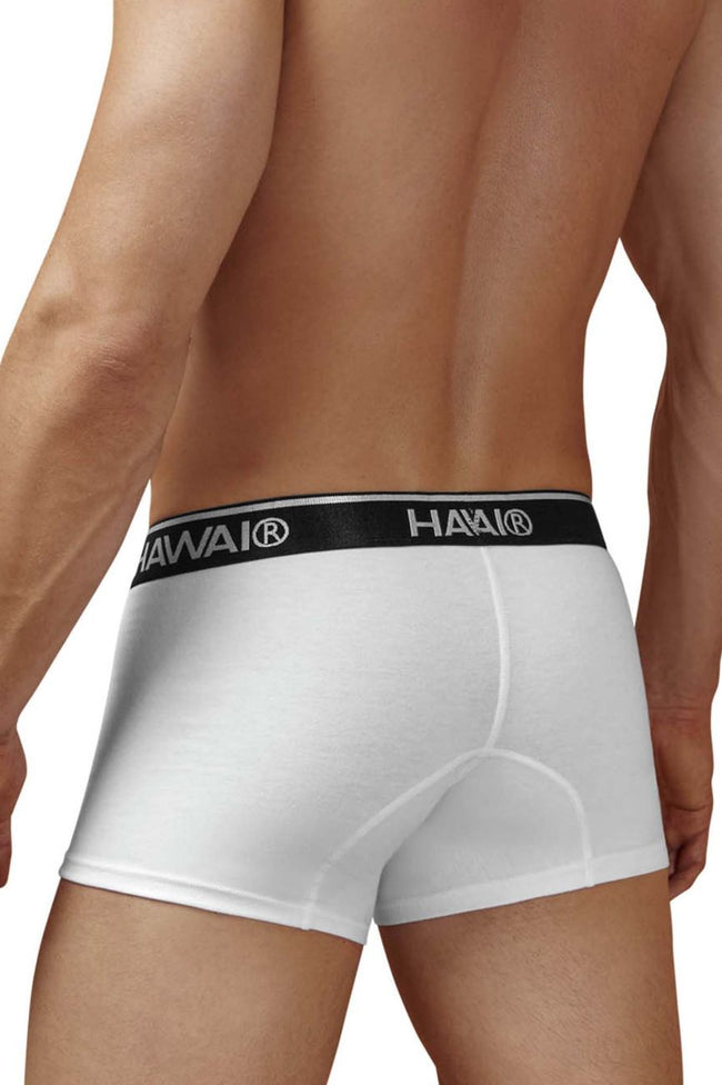 HAWAIR 4986 Cotton blend Trunks Color White-01