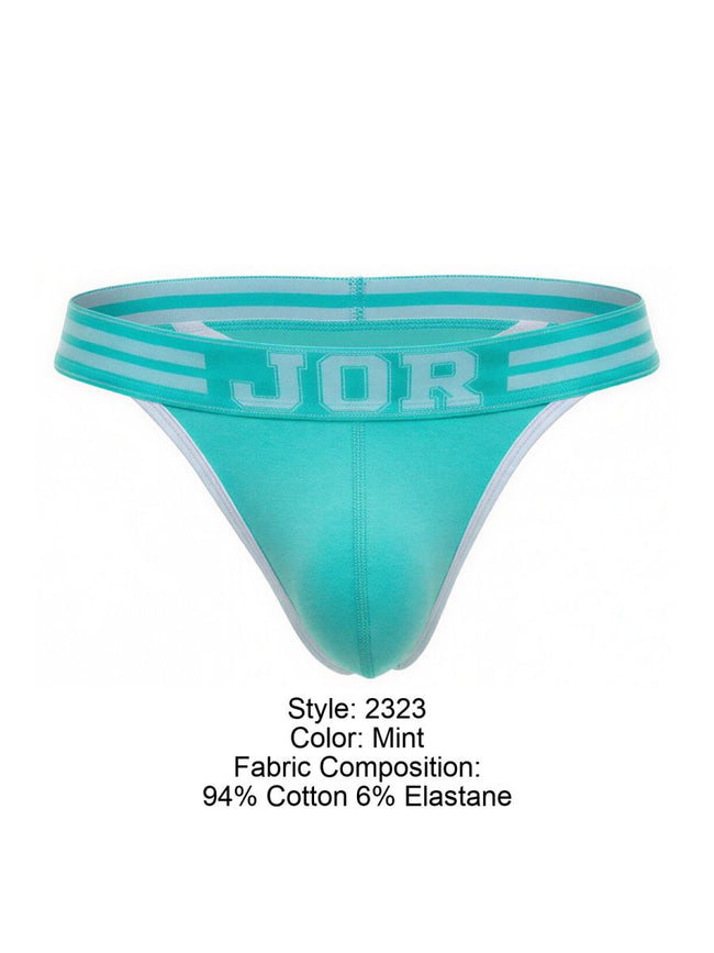 JOR 2323 College Thongs Color Mint