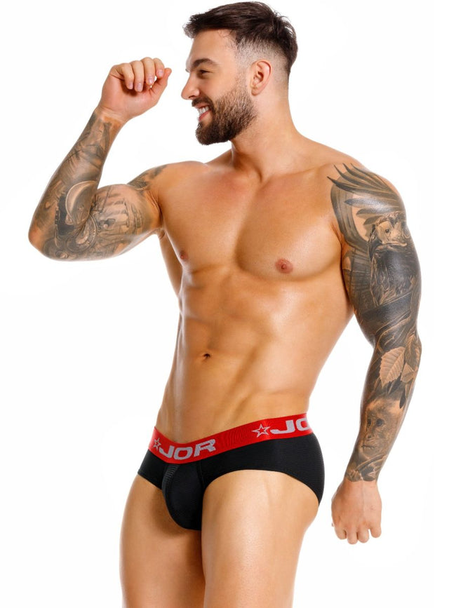 JOR 2443 Men's Underwear Astor Stylish Briefs Color Black