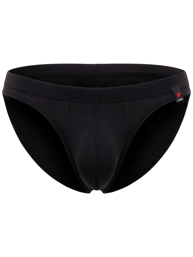 JOR 2450 Men's Underwear Invisible Briefs Sleek Comfort Color Black