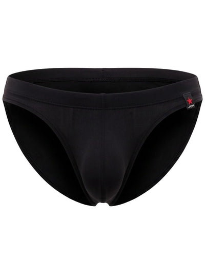 JOR 2450 Men's Underwear Invisible Briefs Sleek Comfort Color Black