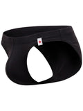 JOR 2450 Men's Underwear Invisible Briefs Sleek Comfort Color Black
