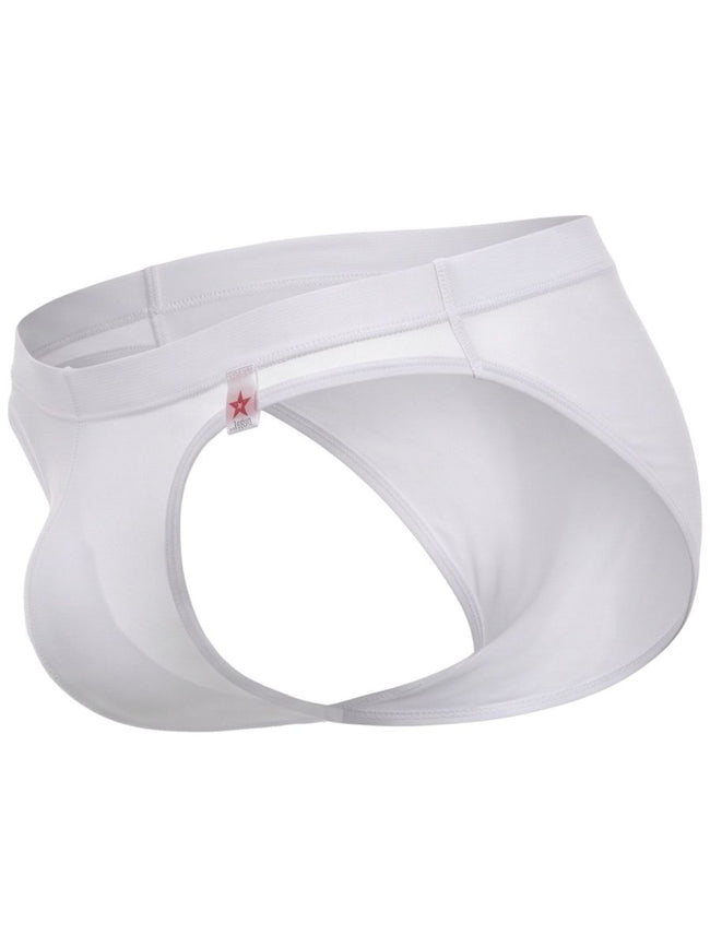 JOR 2450 Men's Underwear Invisible Briefs Sleek Comfort Color White