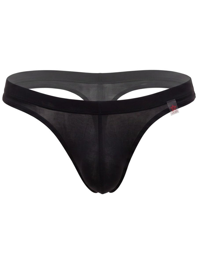 JOR 2451 Men's Underwear Invisible Sleek Thongs Color Black