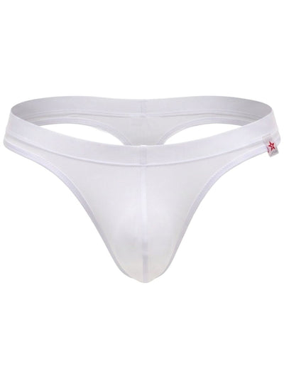 JOR 2451 Men's Underwear Invisible Sleek Thongs Color White