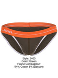 JOR 2460 Men's Underwear Rush Briefs Color Green