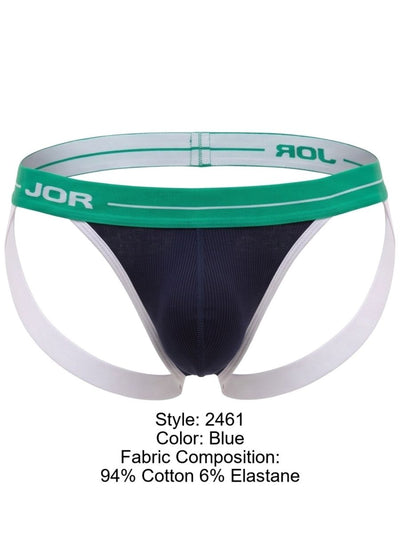 JOR 2461 Men's Underwear Rush Jockstrap Color Blue