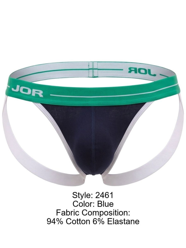 JOR 2461 Men's Underwear Rush Jockstrap Color Blue