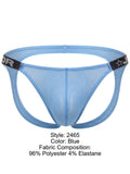 JOR 2465 Men's Underwear Frost Breathable Jockstrap Color Blue