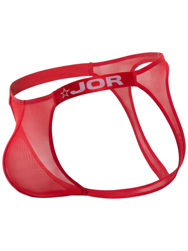 JOR 2465 Men's Underwear Frost Breathable Jockstrap Color Red
