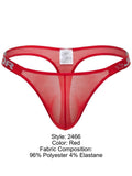JOR 2466 Men's Underwear Frost Thongs Color Red