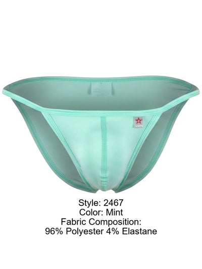 JOR 2467 Men's Underwear Axel Minimalist Briefs Color Mint