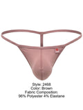 JOR 2468 Men's Underwear Axel G-String Sleek Comfort Color Brown