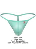 JOR 2468 Men's Underwear Axel G-String Sleek Comfort Color Mint